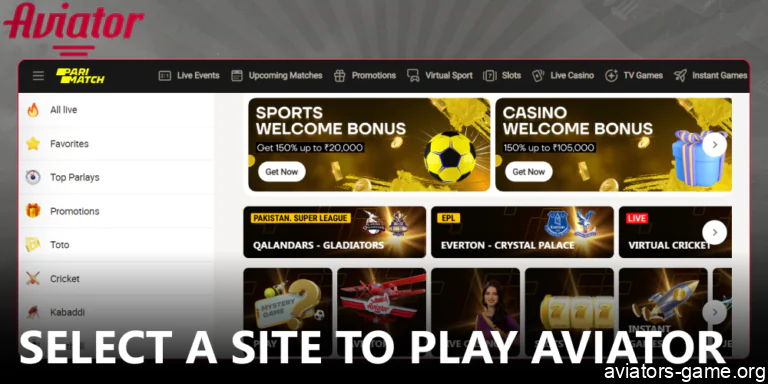 Choose a trusted casino that hosts Aviator