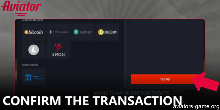 Finalize your payment to begin playing Aviator
