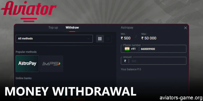 Withdrawal Instructions for Pin-Up Aviator Players