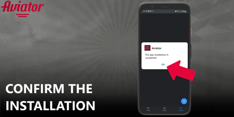 Verify that the Aviator installation on your Android device was successful.