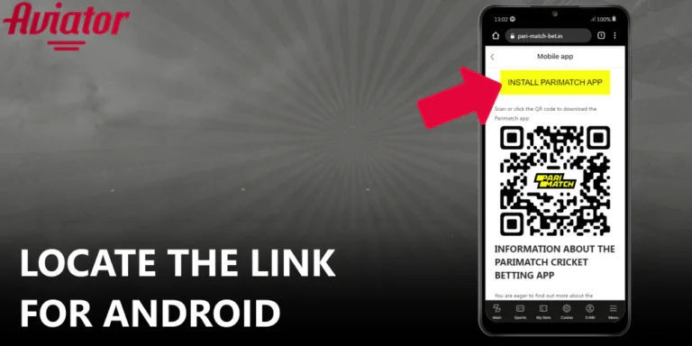 Look for the specific download button for the Aviator Android application.